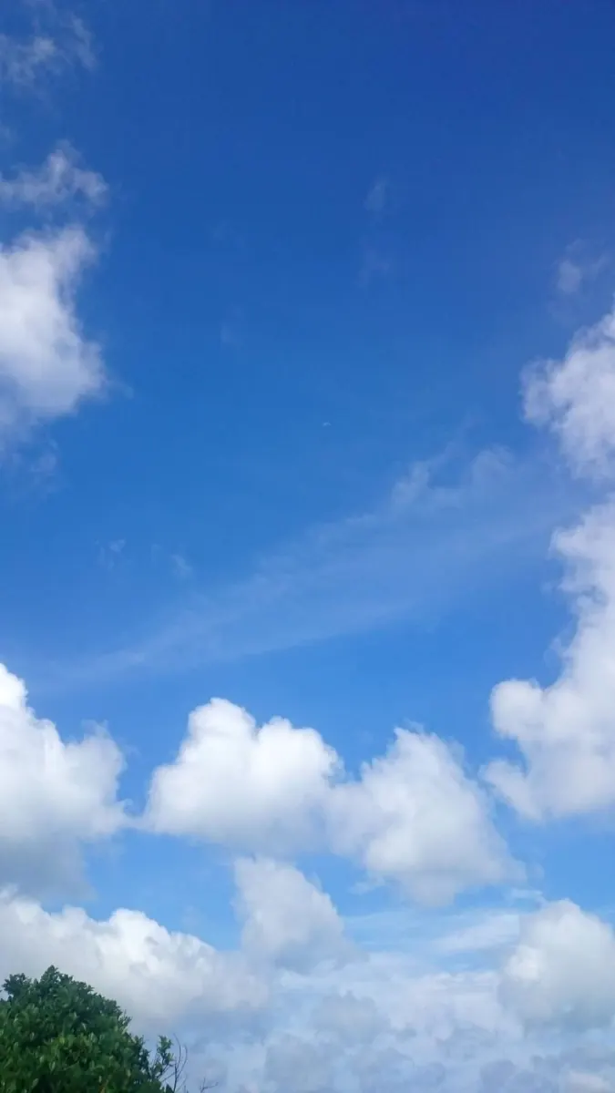 青空と白い雲